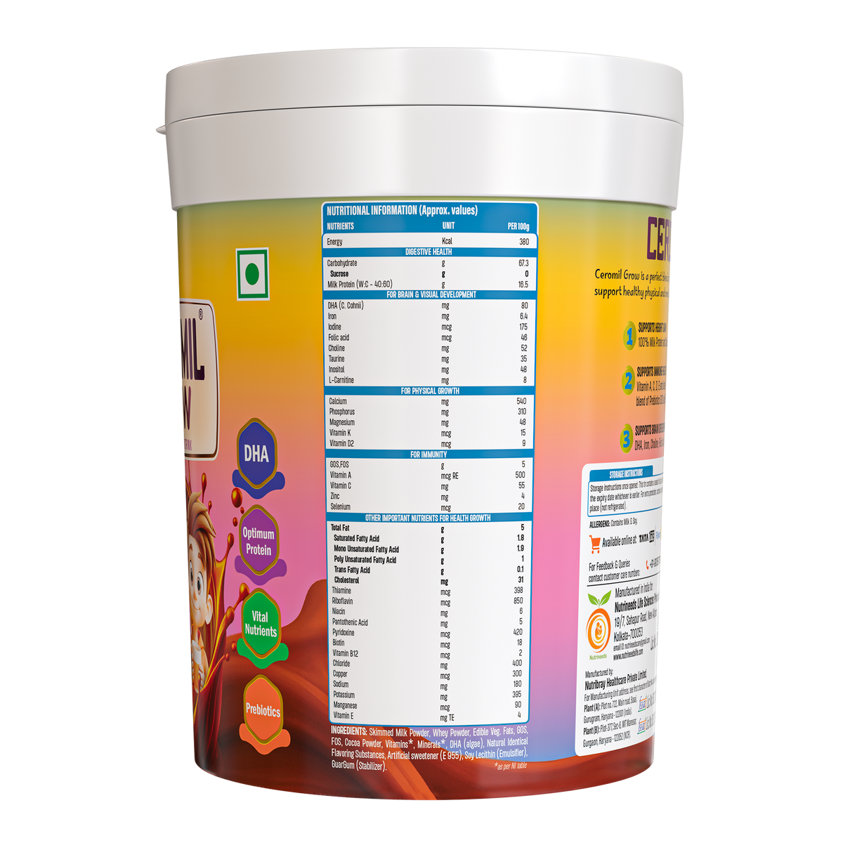 Ceromil Grow Chocolate 200g