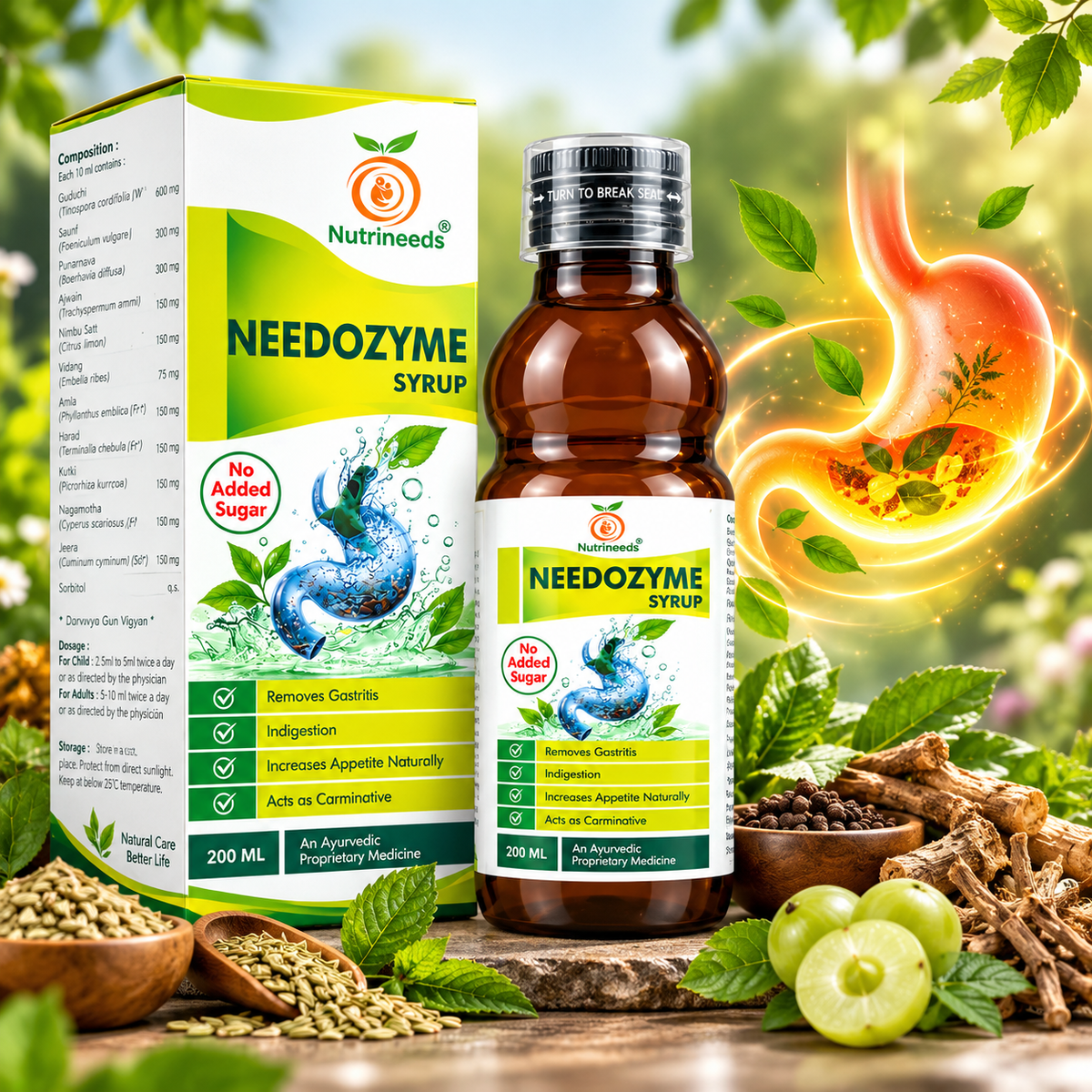 Needozyme Syrup 200ML