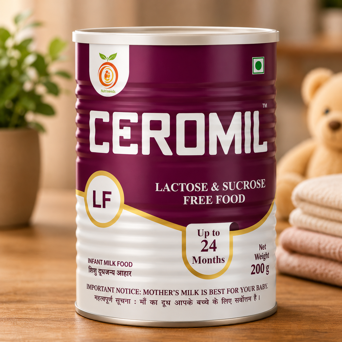 CEROMIL LF 200g Lactose & Sucrose Free Milk Food