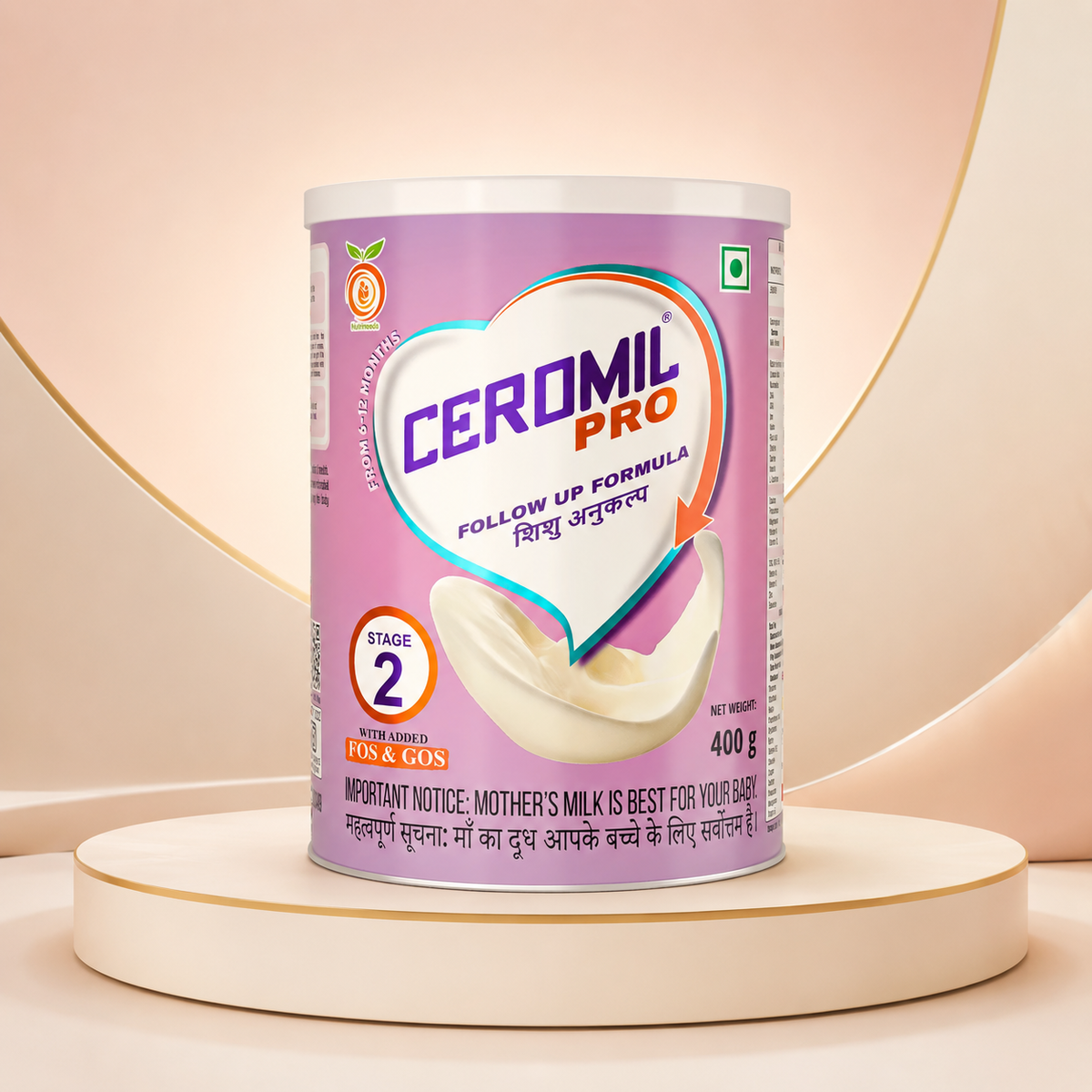 Ceromil Pro Stage 2 Follow Up Infant Formula - 400 g (6–12 Months)
