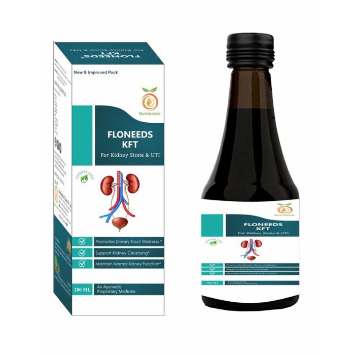 FLONEEDS-KFT 200ml Syrup for Kidney Stones & UTI Treatment