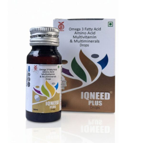 IQNEED PLUS Multivitamin & Multimineral Drops – 30ml